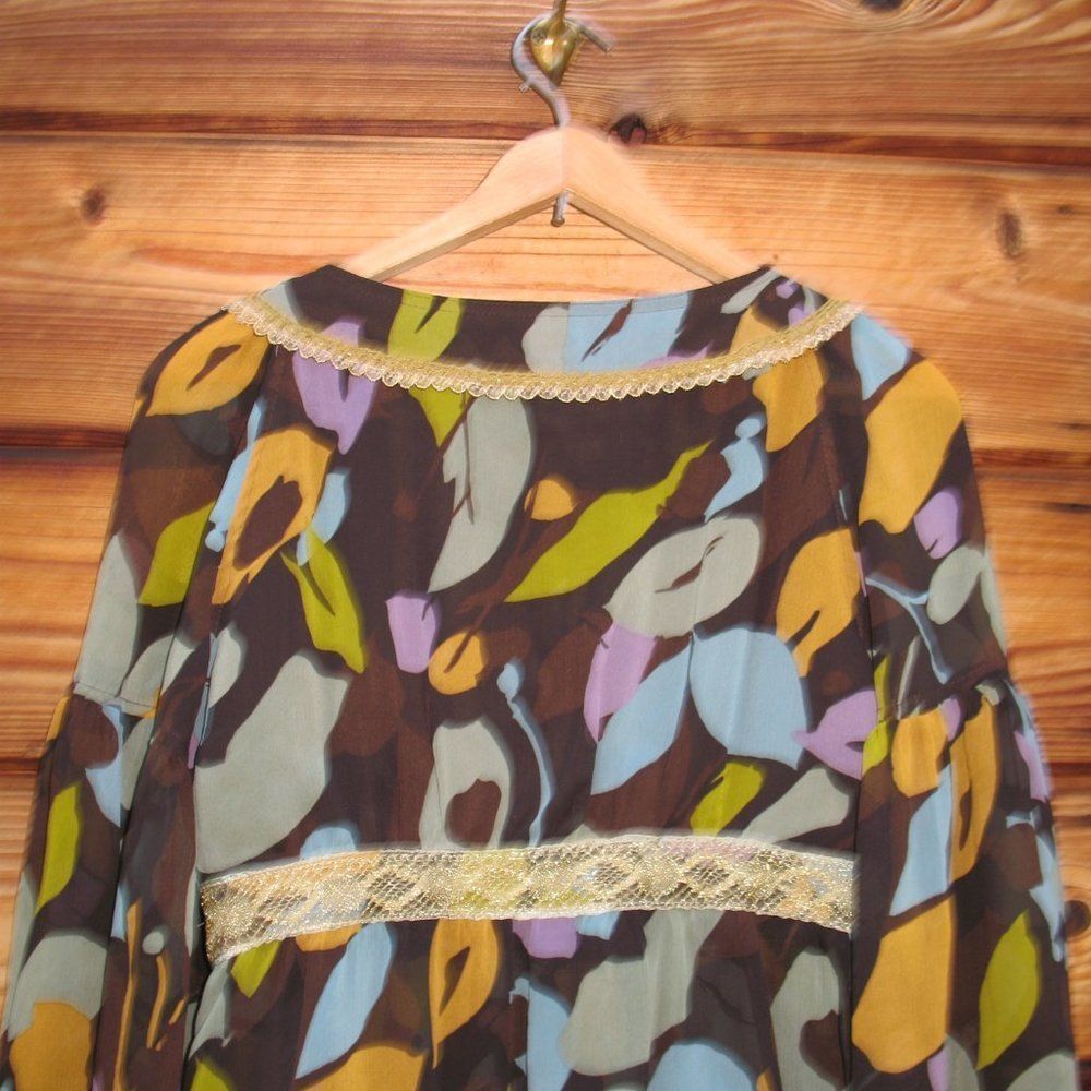 Cynthia Steffe Boho Top 8 M - Picture 6 of 7